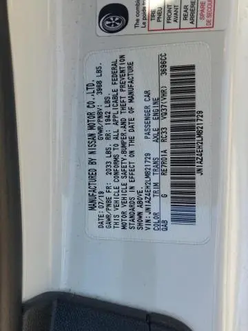 2020 NISSAN 370Z BASE  