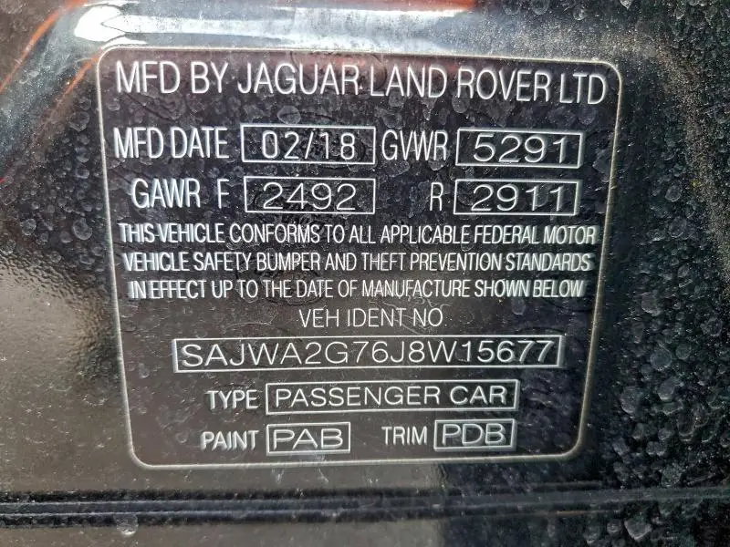 2018 JAGUAR XJL PORTFOLIO  