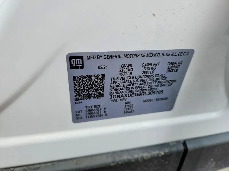 2024 CHEVROLET EQUINOX LT  