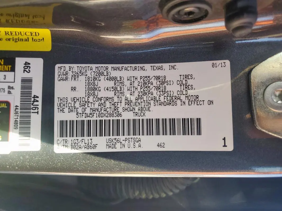 2013 TOYOTA TUNDRA CREWMAX SR5  