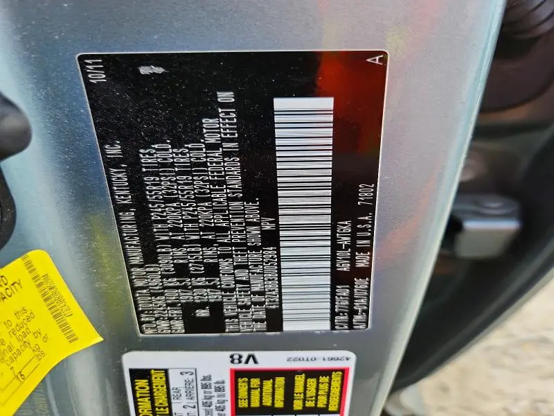 2011 TOYOTA VENZA FWD 4CYL  