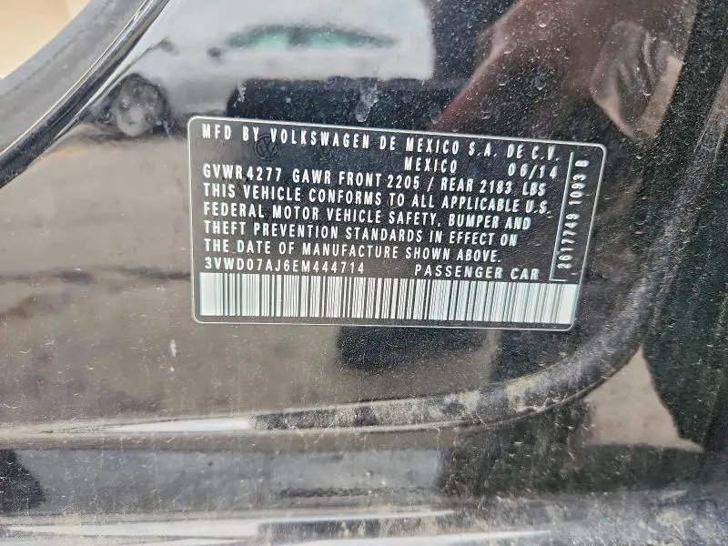 2014 VOLKSWAGEN JETTA SE  