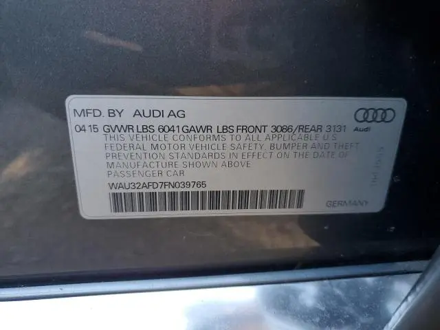 2015 AUDI A8 L QUATTRO  