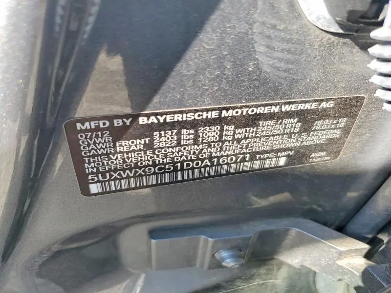 2013 BMW X3 XDRIVE28I  