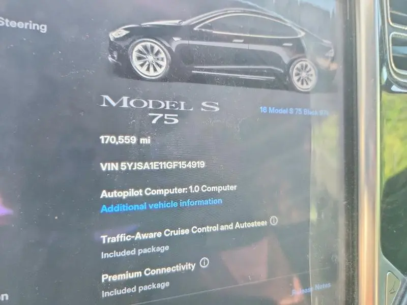 2016 TESLA MODEL S   
