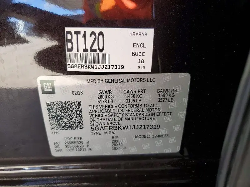 2018 BUICK ENCLAVE ESSENCE  