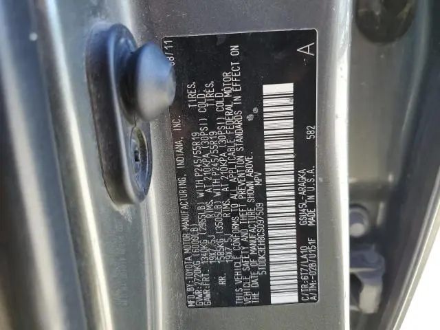 2012 TOYOTA HIGHLANDER LIMITED  