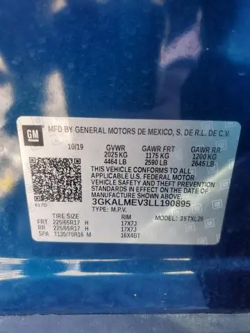 2020 GMC TERRAIN SLE  