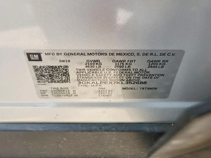 2019 GMC TERRAIN SLT  