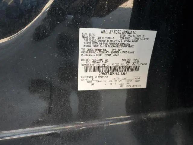 2014 FORD FLEX SE  