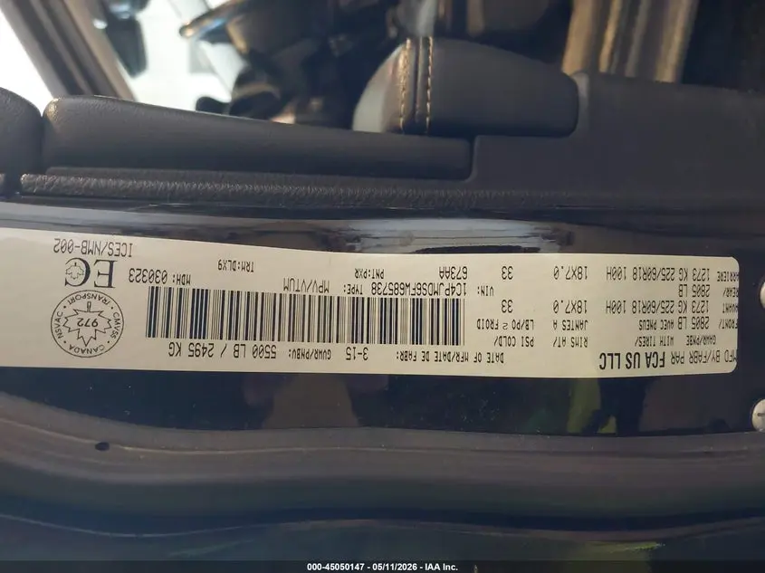 2015 JEEP CHEROKEE LIMITED