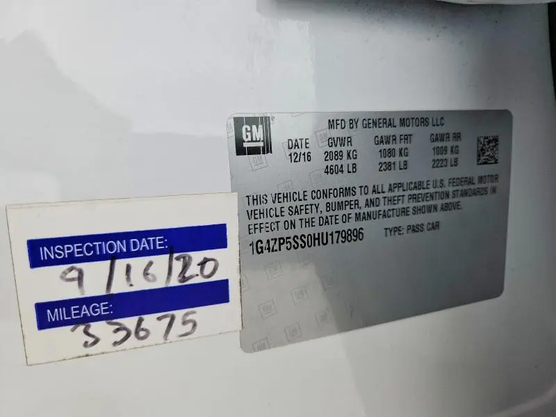 2017 BUICK LACROSSE ESSENCE  