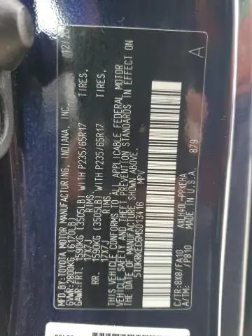 2021 TOYOTA SIENNA LE
