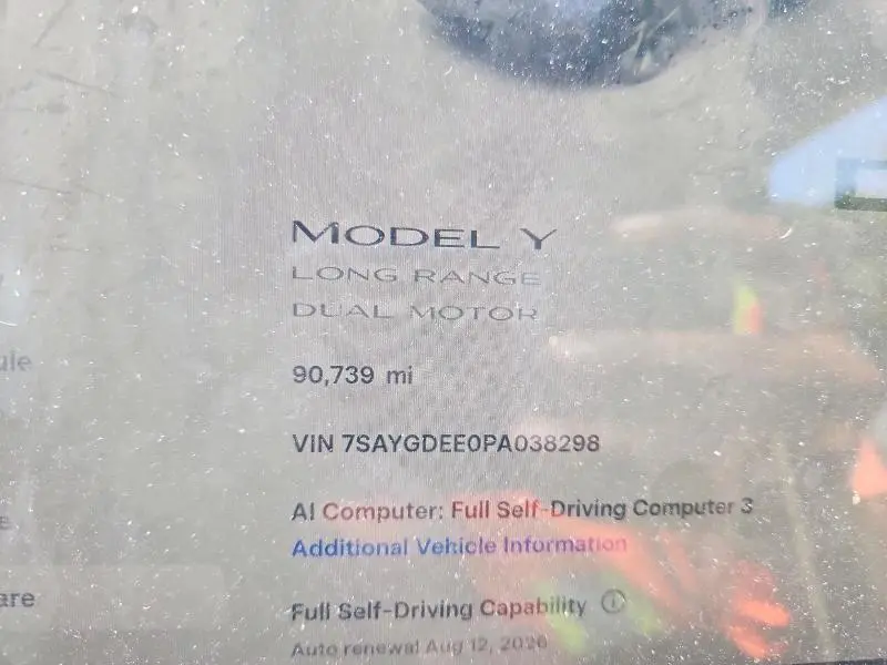 2023 TESLA MODEL Y   