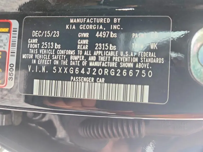 2024 KIA K5 GT LINE  
