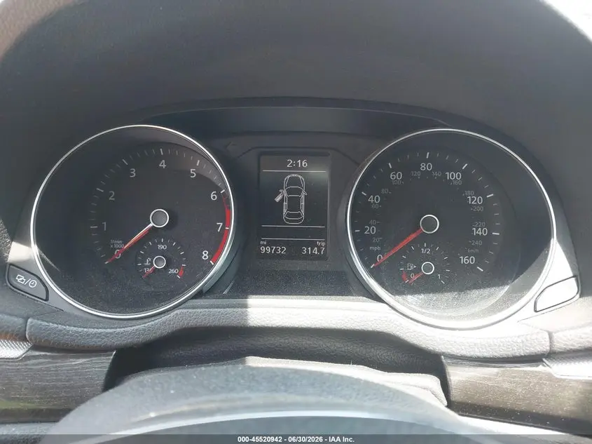 2016 VOLKSWAGEN PASSAT 1.8T SE