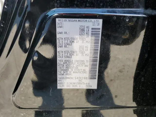 2019 INFINITI QX60 LUXE  