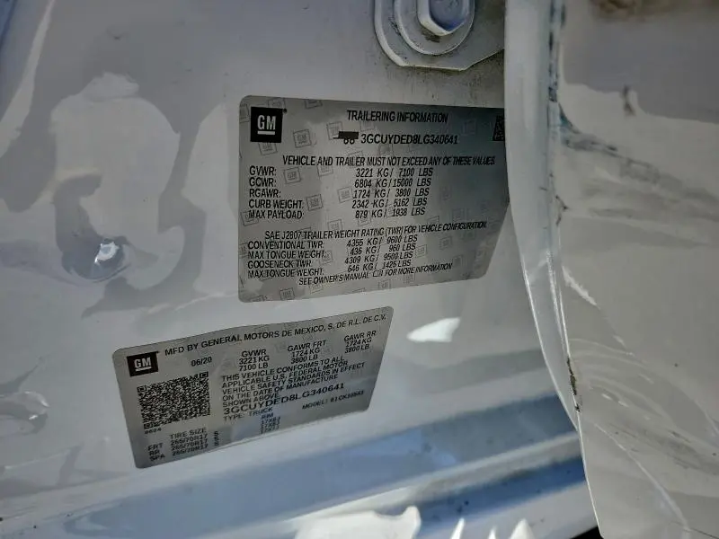 2020 CHEVROLET SILVERADO K1500 LT  