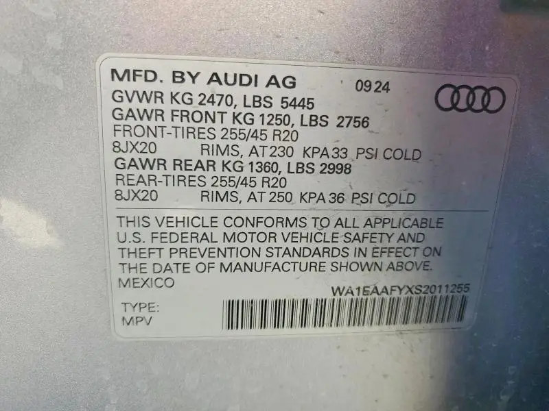 2025 AUDI Q5 PREMIUM PLUS 45  