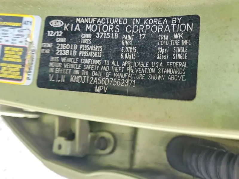 2013 KIA SOUL BASE  