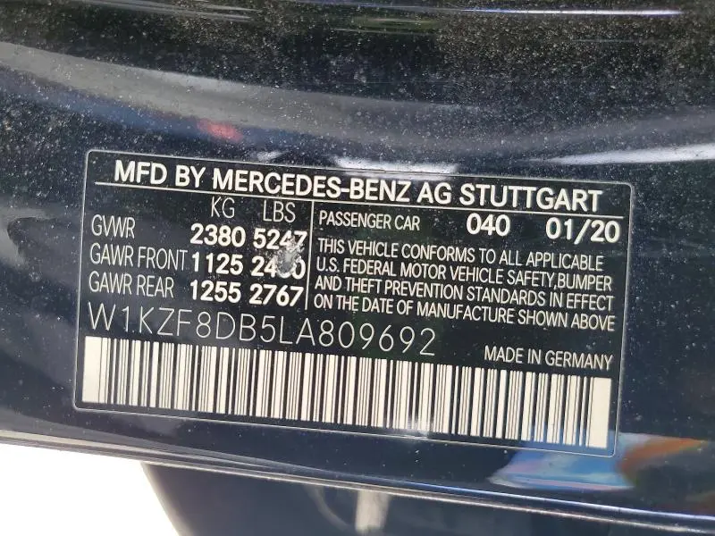 2020 MERCEDES-BENZ E 350  