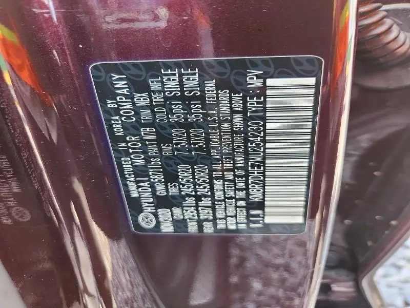 2021 HYUNDAI PALISADE CALLIGRAPHY  