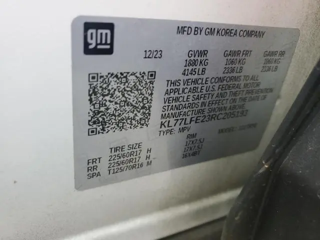 2024 CHEVROLET TRAX LS