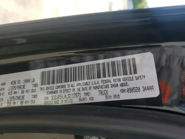2018 RAM 2500 ST  