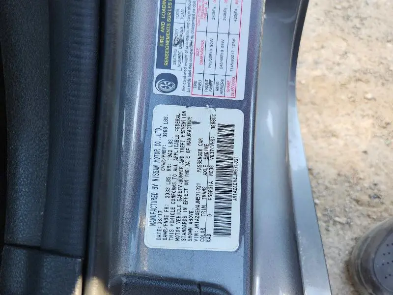 2018 NISSAN 370Z BASE  