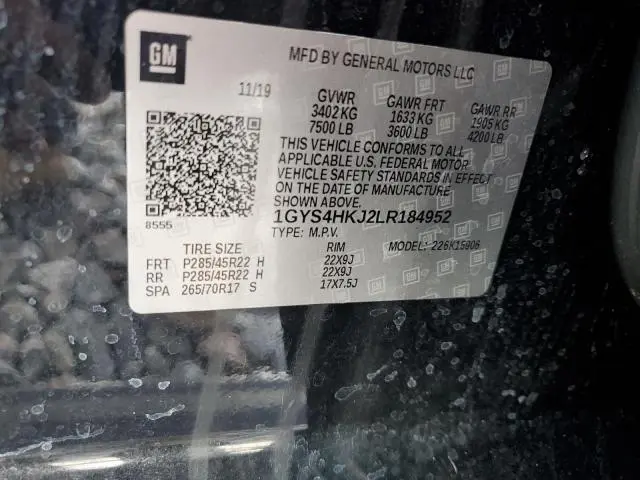 2020 CADILLAC ESCALADE ESV LUXURY  