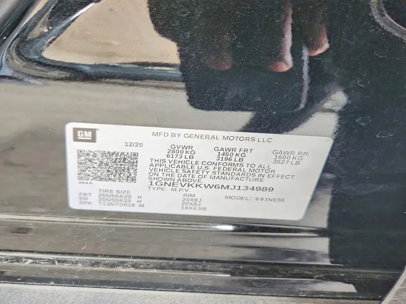 2021 CHEVROLET TRAVERSE PREMIER  