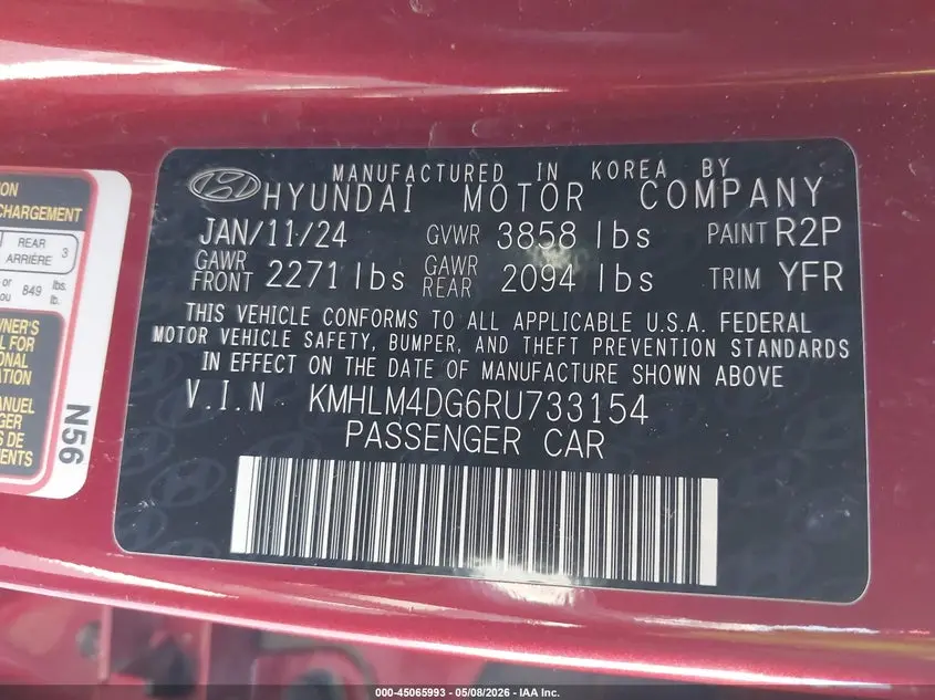 2024 HYUNDAI ELANTRA SEL