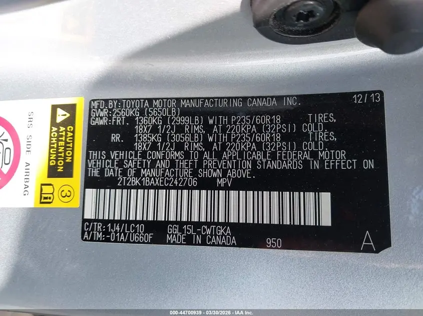 2014 LEXUS RX 350  