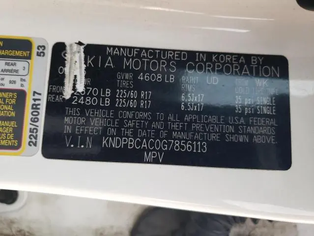 2016 KIA SPORTAGE LX  