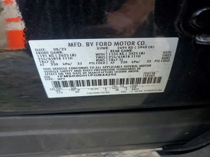 2023 FORD EXPLORER XLT  