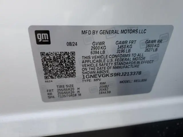 2024 CHEVROLET TRAVERSE LT