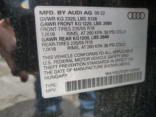 2023 AUDI Q3 PREMIUM PLUS S LINE 45  