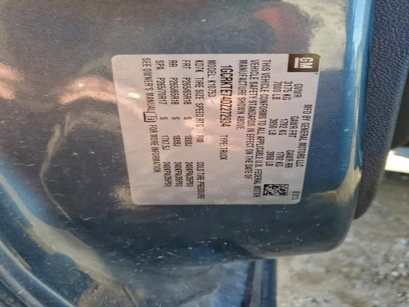 2013 CHEVROLET SILVERADO K1500 LTZ  