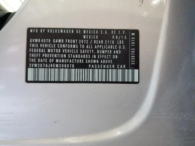2014 VOLKSWAGEN JETTA BASE  