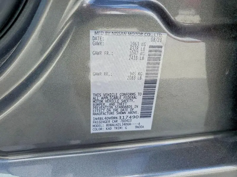 2024 NISSAN ALTIMA 2.5 SV  