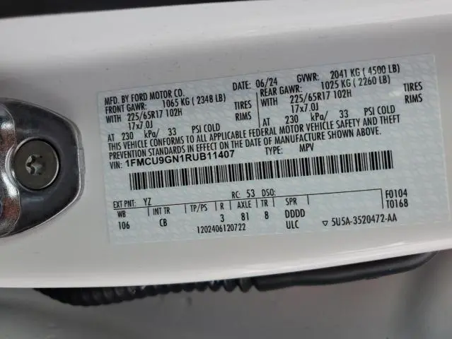 2024 FORD ESCAPE ACTIVE  