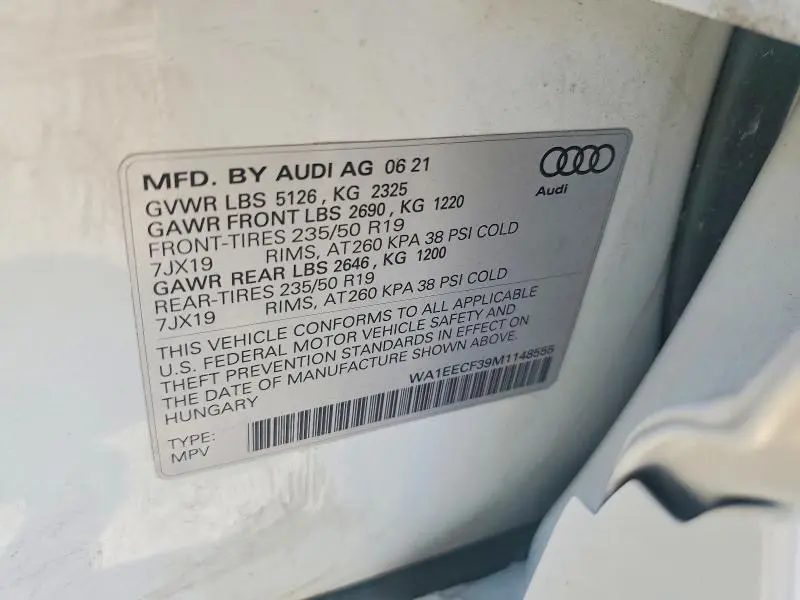 2021 AUDI Q3 PREMIUM PLUS S LINE 45  
