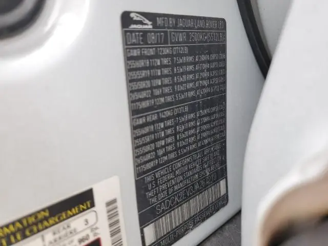 2018 JAGUAR F-PACE PRESTIGE  