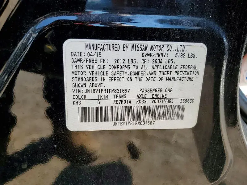 2015 INFINITI Q70L 3.7  