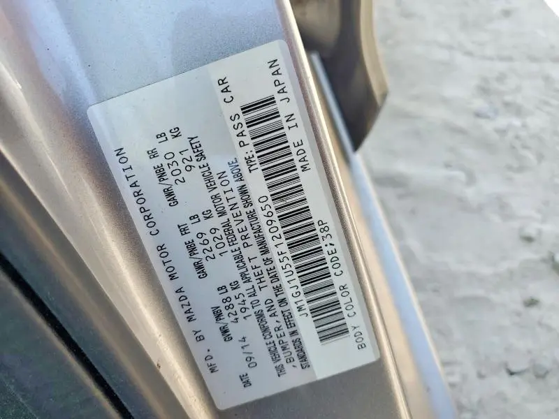 2015 MAZDA 6 SPORT  