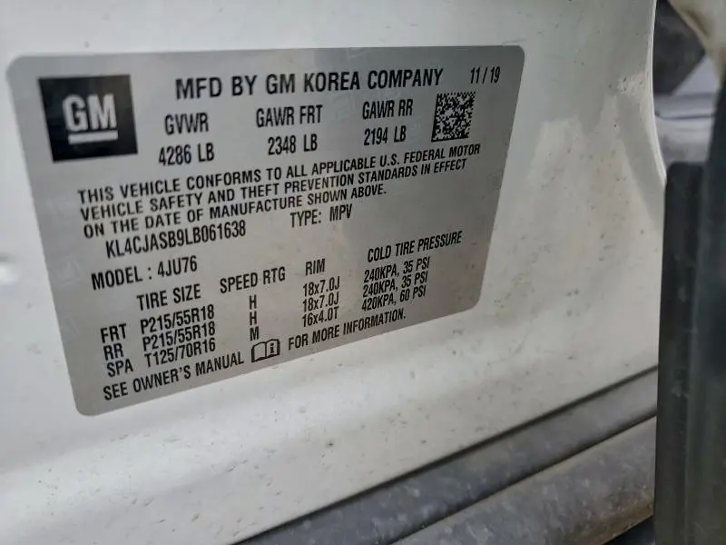 2020 BUICK ENCORE PREFERRED  