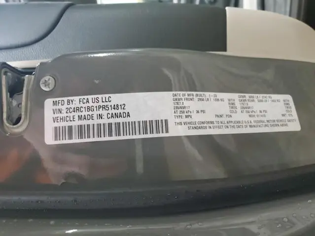 2023 CHRYSLER PACIFICA TOURING L  