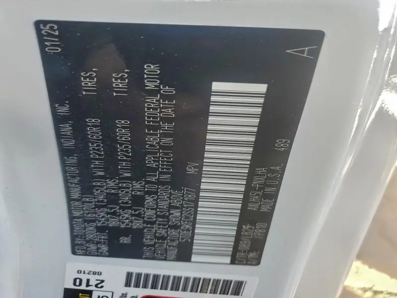 2025 TOYOTA SIENNA LIMITED  