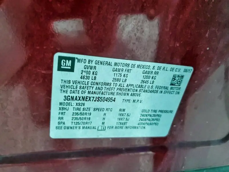 2018 CHEVROLET EQUINOX PREMIER  