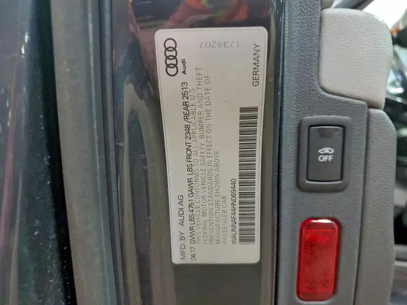 2017 AUDI A4 PREMIUM  